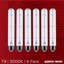 5 Watt T9 LED Medium Base Clear 3000K CCT 120 Volt-1358916240-1358916245-1358916247