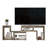 Being Extendable TV Stand, Multiple Shelves -Light Pine