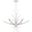 Cheyene 6-Light Brushed Weathered Brass Chandelier-98691617