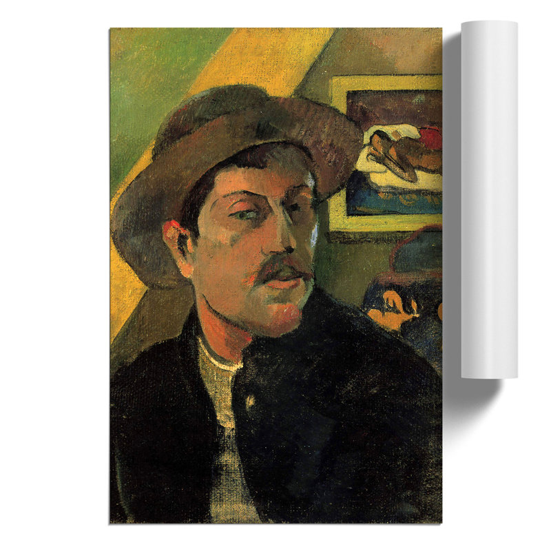Self Portrait by Paul Gauguin - Frameless Print, 42cm H x 30cm W x 0.1cm D