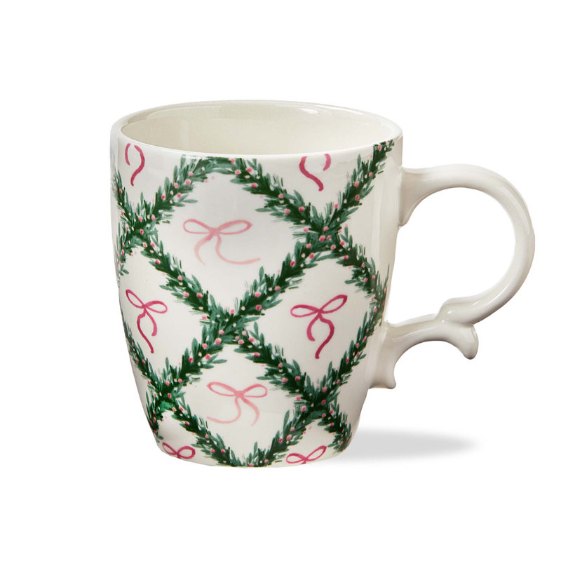 Very Merry Mug Multicolored Ceramic Everyday 14 Oz