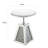 Canobbio Mirrored Glass Top End Table