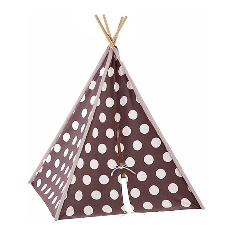 Daliah Harriet Bee 53'' W x 53'' D Indoor / Outdoor Cotton Triangular Play Tent