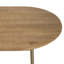 Arpita Poplar Oval Wood Top Dining Table with Iron Base-204015780