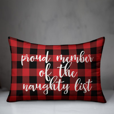 Plaid Throw Pillow