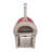 KUCHT VENICE Outdoor Wood Fired Pizza Oven in Red-73359417