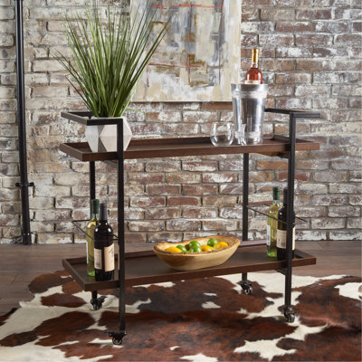 Versatile And Stylish Bar Cart For Organizing And Displaying