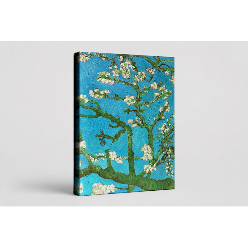 Fleurs d'amandier (1890) - Portrait, art mural sur toile, 12" W x 18" H