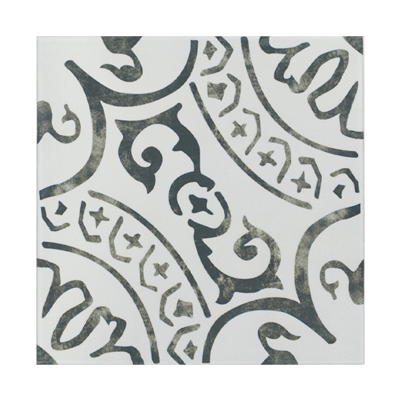 Ackland Amara 8 in. x 8 in. Encaustic Look Matte Porcelain Floor and Wall Tile, Sareen