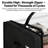 Under Bed Storage With Wheels, Tall Under The Bed Storage, Underbed Storage Containers With Lids,90L Capacity (Black)-930510794