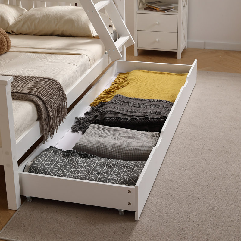 Zibo Xl Underbed Storage Drawer, White