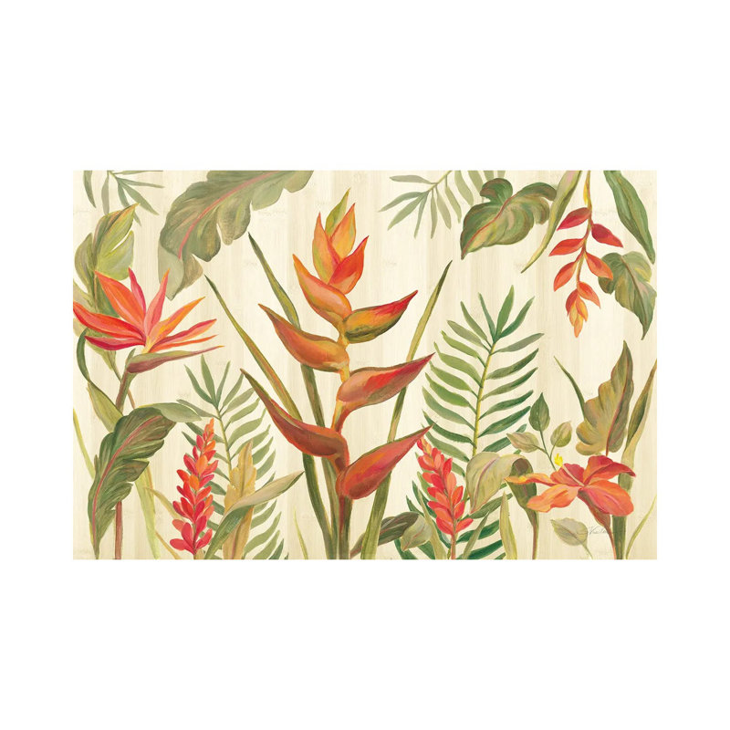 Tropical Garden VII by Silvia Vassileva - Gallery-Wrapped Canvas Giclée on Canvas, 20.32 cm H x 30.48 cm W, Canvas