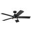 Ventilateur de plafond standard à DEL à 5 pales de 52 po avec télécommande et ensemble d'éclairage inclus Sherika-589285786