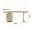 Bureau moderne en bois de style crème avec 2 tiroirs-1543522923