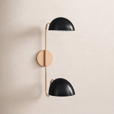 Judson 2 Light Dimmable Swing Arm Sconce