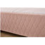 Lit de jour rembourré avec lit gigogne, structure de lit en bois robuste, conception de grille de diamant moderne, pour chambre à coucher, chambre d'amis (rose)-262713527