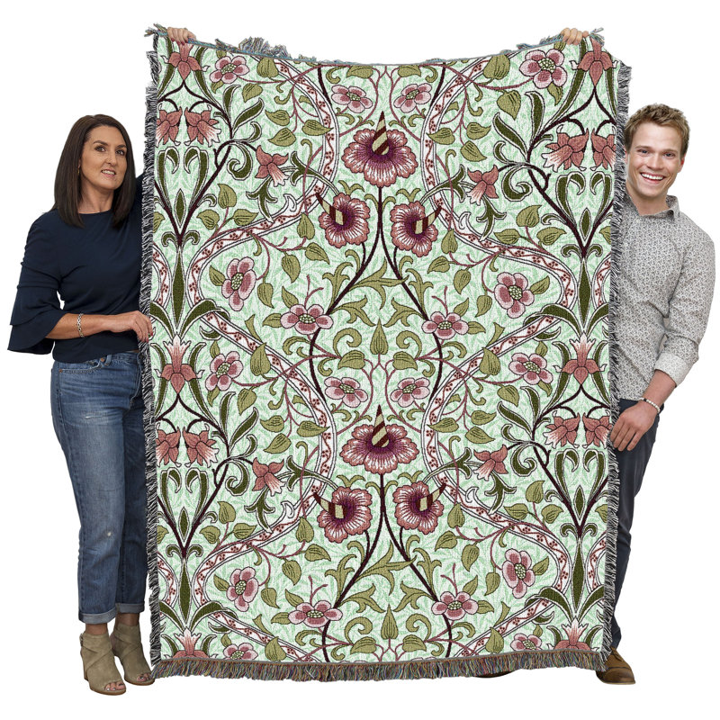 Couverture en melon jonquille Pure Country Weavers, L 54 po x L 72 po, Melon