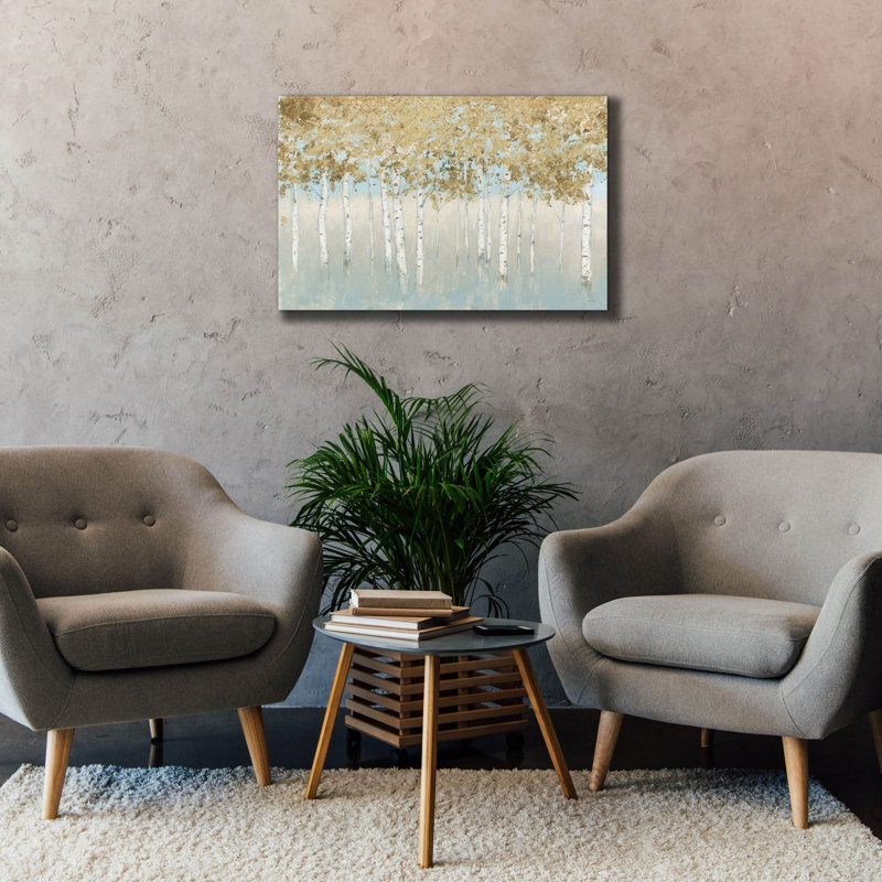 «Shimmering Forest» par James Wiens, art mural sur toile, H 26 po x l 40 po
