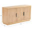 Jabori 3 Door Reeded Sideboard-579405560