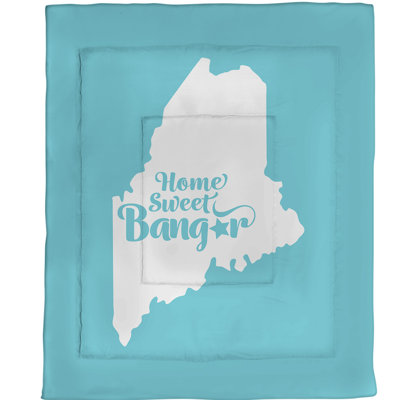 Maine Modern & Contemporary Polyester Percale Comforter