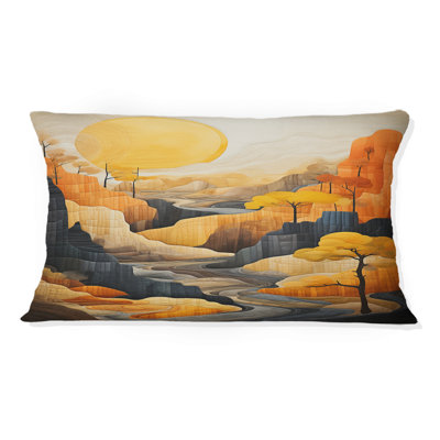 Coussin Bold Landscape Canyon Desert