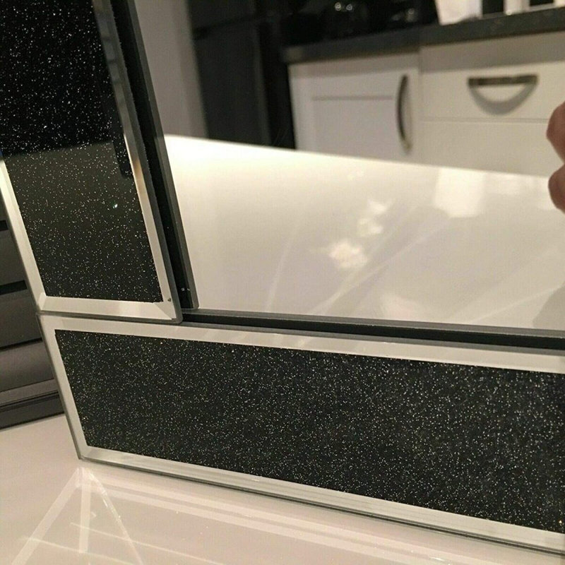 Lattingtown Wall Mirror, Black