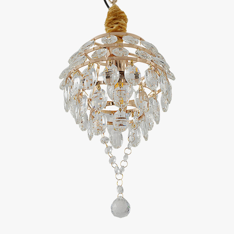1 - Light Gold Dome Pendant