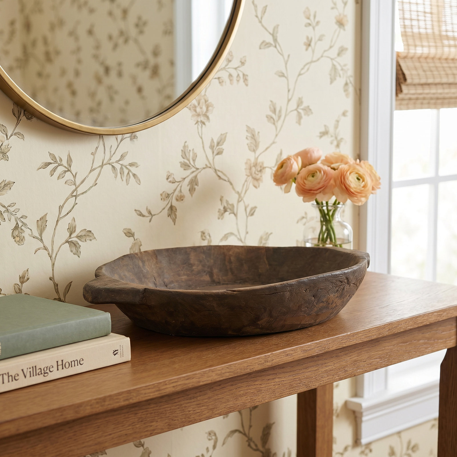 Delune Wood Decorative Bowl