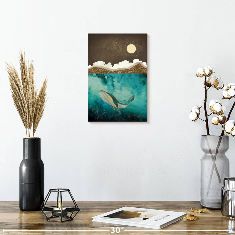 Underwater, 12" H x 8" W