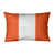Orange / blanc