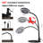 Magnifying Glass With Light And Stand, Hands Free Magnifying Lamp
