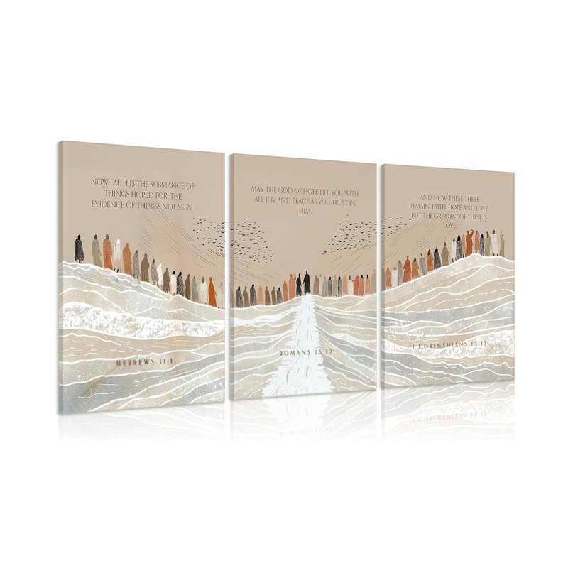 3 Piece Wrapped Canvas Print
