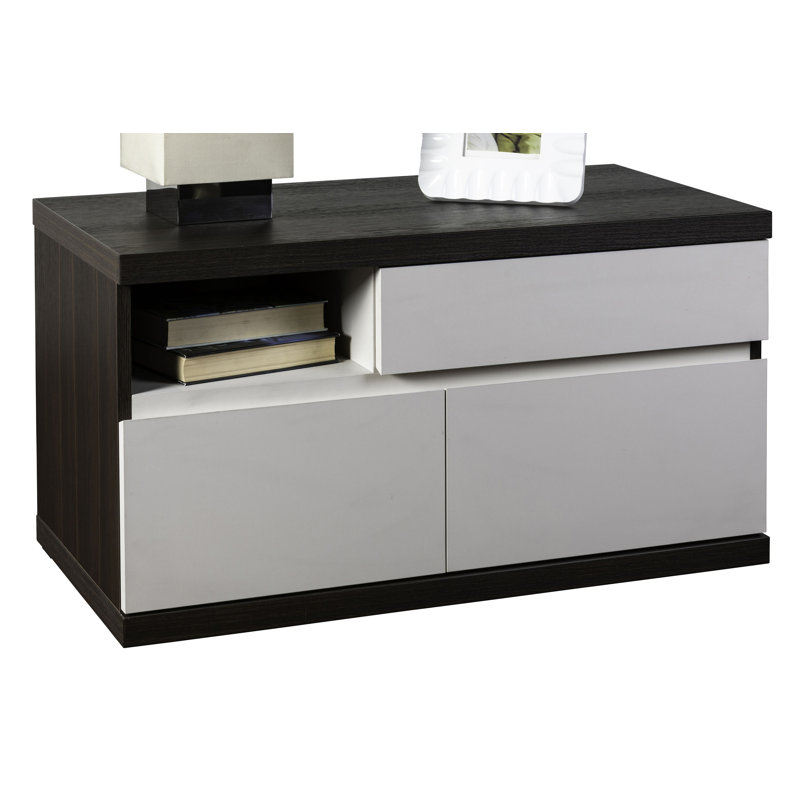 Columbia 90cm W Manufactured Wood Bedside Table