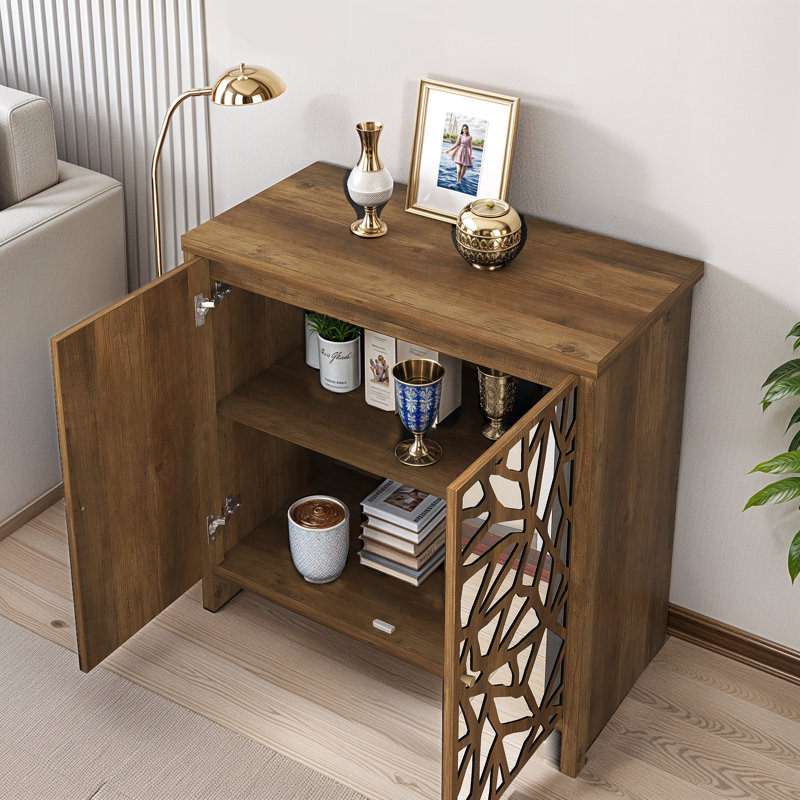 LYRA 2 Door Sideboard, Knotty Oak