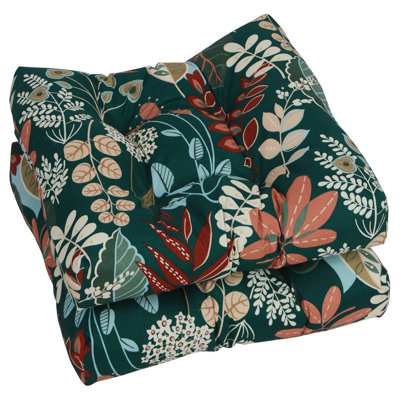 19-Inch Square Outdoor Tufted Dining Chair Cushions (Set Of 2)