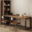 Bureau rectangulaire en bois massif brun-118041490-118041492