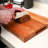 CONSDAN Wood Cutting Board, Solid Cherry, 1” Thick-114371883