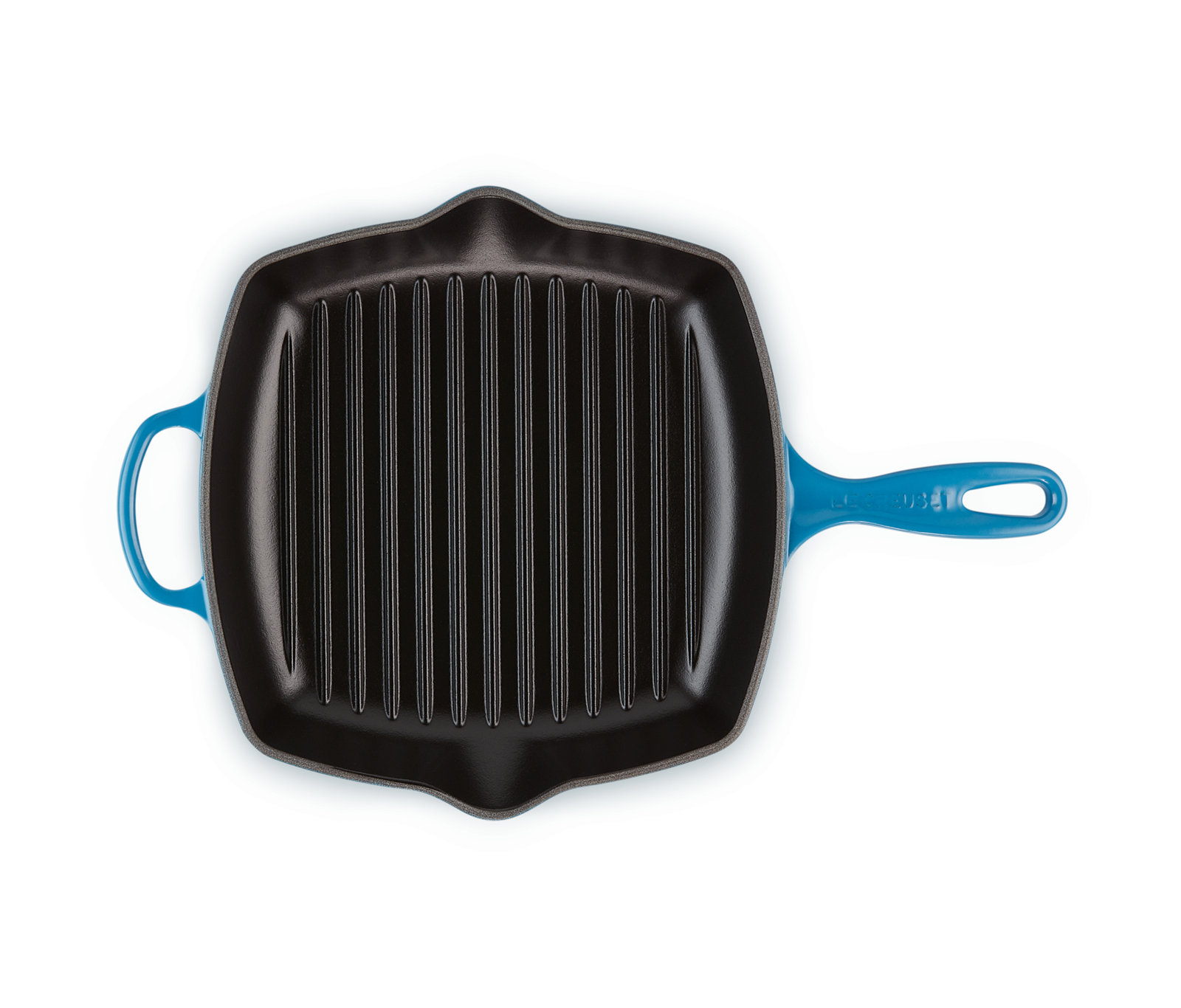 Le Creuset Signature 10" Skillet Grill, Marseille Blue