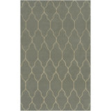 Gates Wool Geometric Area Rug in Green