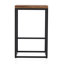 Tabouret de comptoir en bois massif de 25 po