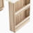 Fluted Panel Wheeled Kitchen Island Station with Expandable Dining Countertop Suitable for Multiple Diners, Built-In Power Outlet and Double-Sided Storage Layout, Two Drawers plus Open Side Shelving Compartments-1844498251