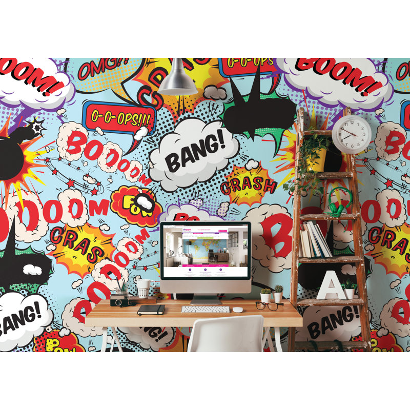 Elis Matte Wall Mural, 240cm L x 300cm W
