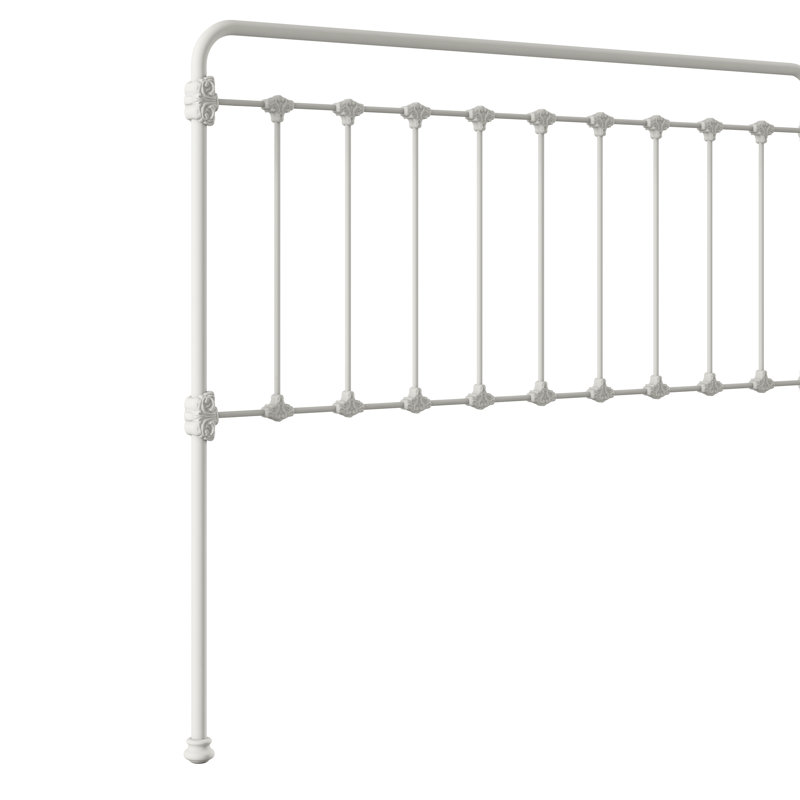160 Picket Fence Bed | Complete Standard, Queen, Matte White