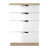 White Gloss/Bardolino Oak