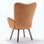 Fauteuil à oreilles Mid-Century moderne capitonné-1673436089