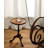 20.08" Brown Free Form Solid Wood End Tables