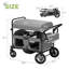 Poussette pour 4 enfants avec poussette pliable-123300915