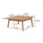 Square Acacia Outdoor Coffee Table , 27.5'' in. W 27.5'' in. D