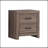 2 Drawers MDF Nightstand In Barrel Oak Finish
