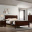 Lit simple en cerisier Louis Phillipe-1193165031-1193165032